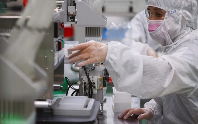 COVID-19 testing kits production in Taiwan