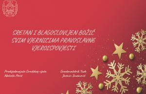 Božićna čestitka gradonačelnika i predsjedavajuće Gradskog vijeća Tuzle