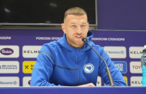 Džeko: Priželjkujemo pobjedu protiv Italije i plasman na Svjetsko