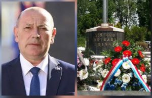 Potpredsjednik Vlade RH Tomo Medved na svečanosti otvorenja spomen sobe 115. brigade „Zrinski“ HVO na Husinu