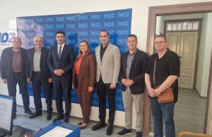 Jačanje položaja Hrvata tema sastanka ŽO HDZ BiH Soli i ministra Vedrana Škobića