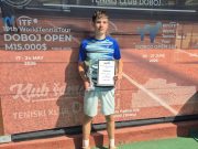 JOSIP ŠIMIĆ viceprvak BiH u tenisu do 16 godina. Primjer generacije koja jednako briljira u učionici i na sportskom terenu