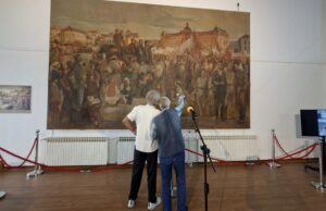 Spašena monumentalna slika Ismeta Mujezinovića.„Oslobođenje Tuzle 1943.“ ponovno pred Tuzlacima